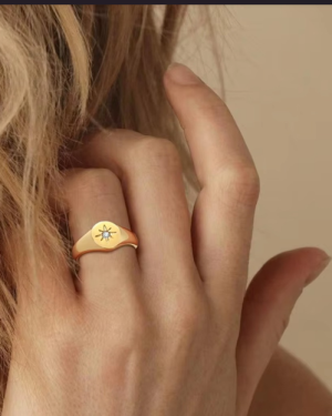 NorthStar Signet Ring - Gold